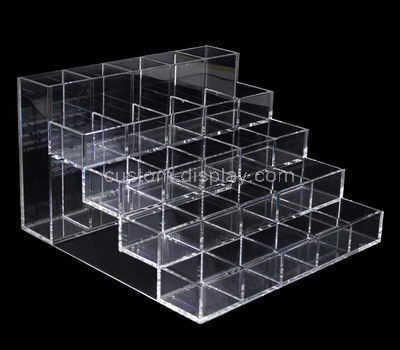 Clear acrylic multi compartment storage box, clear compartment box