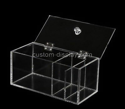 acrylic clear storage boxes with lids