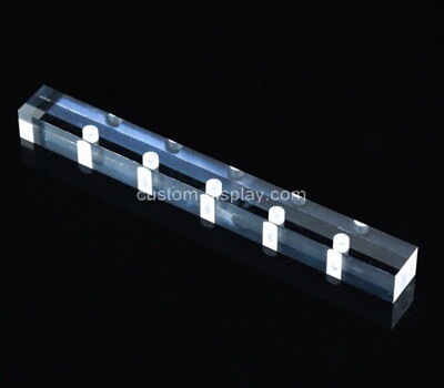 Custom laser cutting plexiglass block