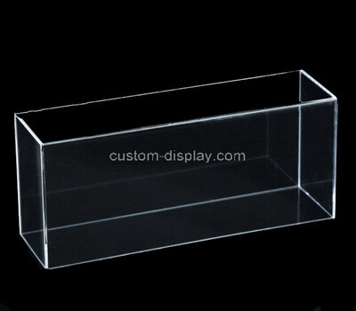 Custom narrow clear plexiglass box, acrylic display case