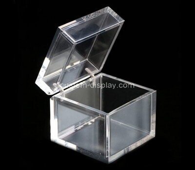 Source High clear acrylic box with sliding lid on m.