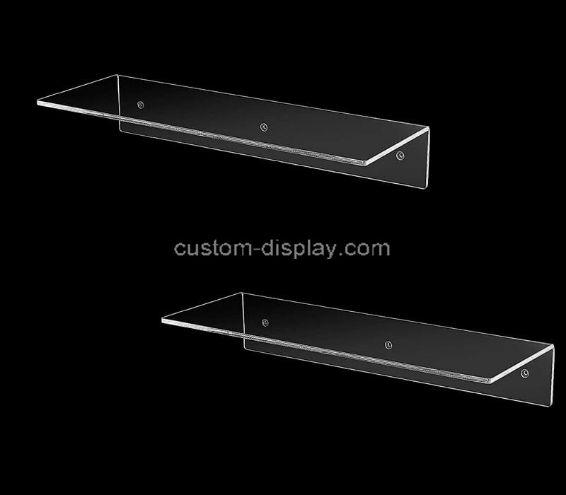 Plexiglass manufacturer customize wall acrylic shelf holders