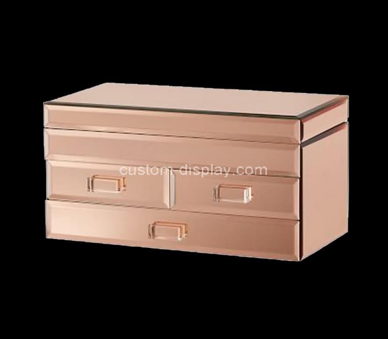 OEM supplier customized mirrored acrylic makeup organizer