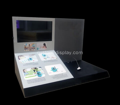 Acrylic electronic display stand plexiglass electronic retail displays