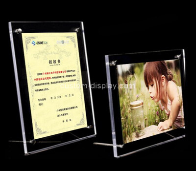 Acrylic photo frame plexiglass certificate frame