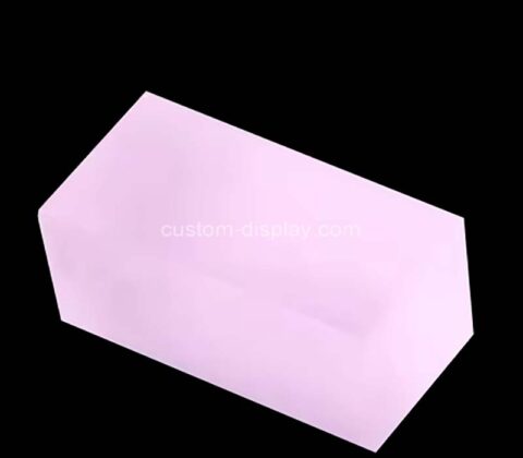 Custom wholesale pink acrylic display block