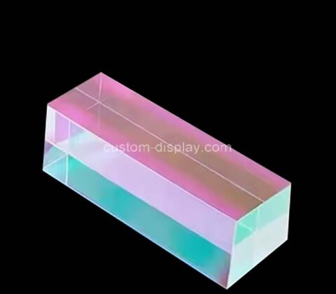 Custom wholesale iridescent acrylic block