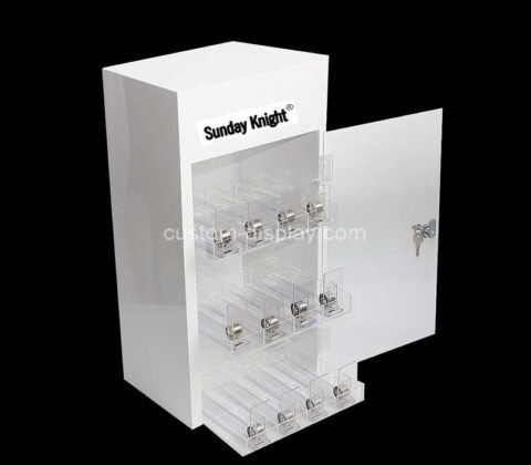 Custom acrylic multi dividers storage cabinet