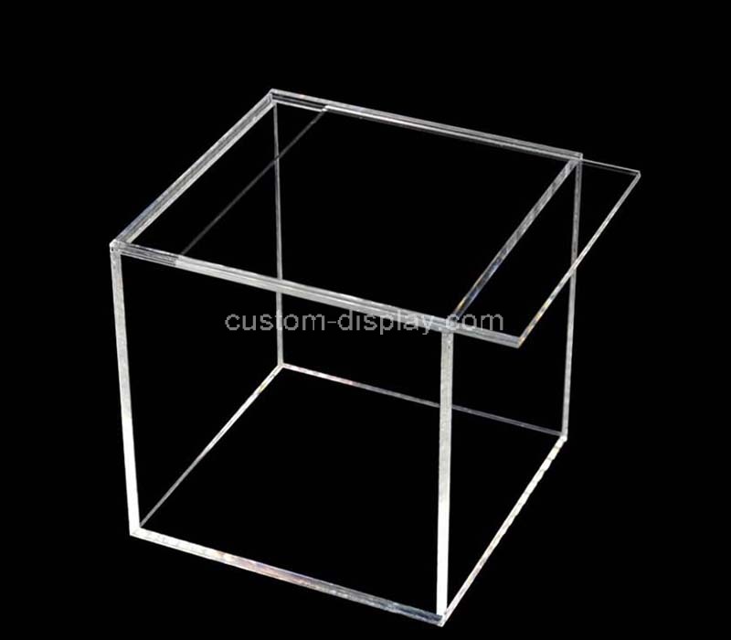 Custom wholesale acrylic sliding lid display storage box