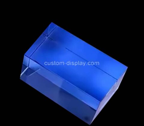 Custom wholesale translucent blue acrylic block