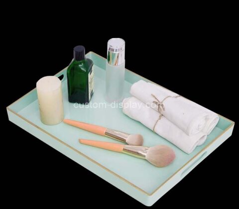 Custom wholesale acrylic makeup organizer tray