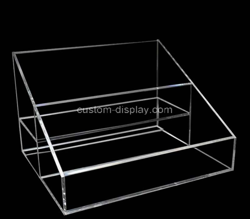 Custom wholesale acrylic countertop 2 tiers display holder