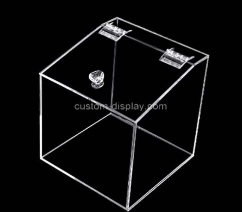 Custom wholesale acrylic candy storage display box with lid