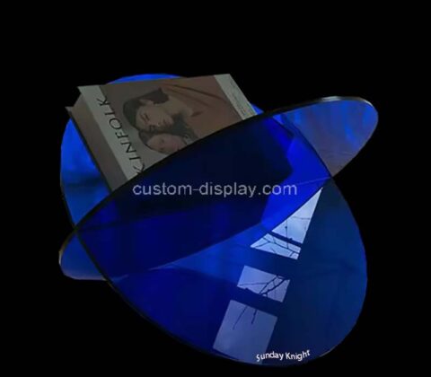 Custom wholesale acrylic desktop X shape book holder