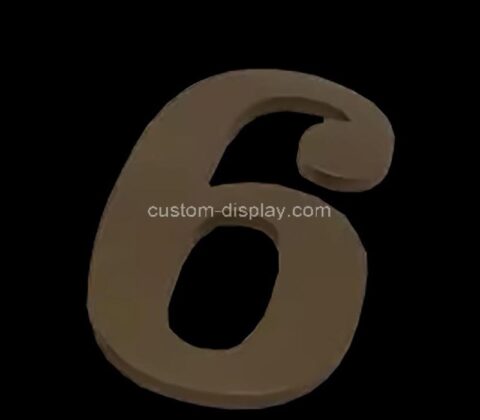 Custom wholesale acrylic advertising number block