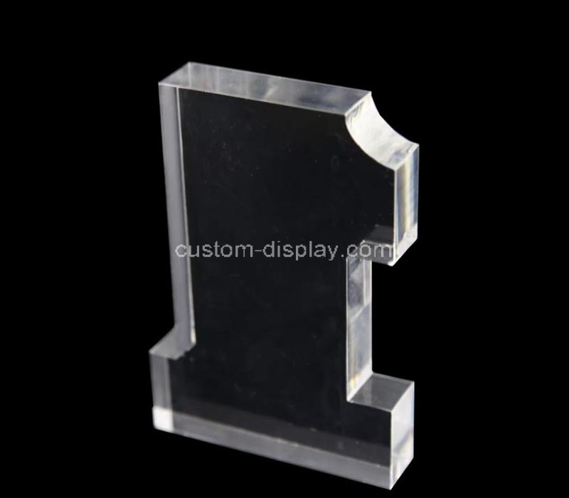 Custom wholesale acrylic laser cutting number block