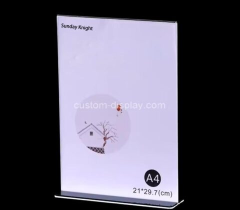 Custom wholesale acrylic countertop sign holder