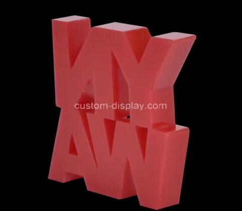 Custom wholesale acrylic laser engraving brand logo block