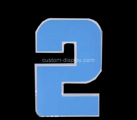 Custom wholesale acrylic number block