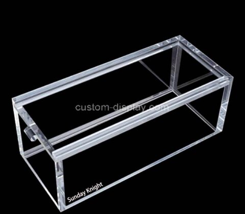 Custom wholesale acrylic sliding lid storage display box