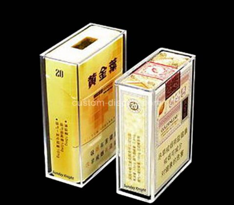 Custom wholesale acrylic cigarette storage display box