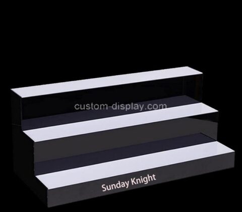 Wholesale custom acrylic 3 layers LED wine bottle stand