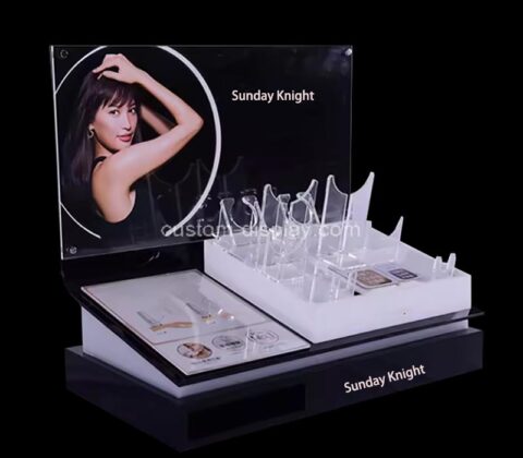 Wholesale custom acrylic skincare LED display props