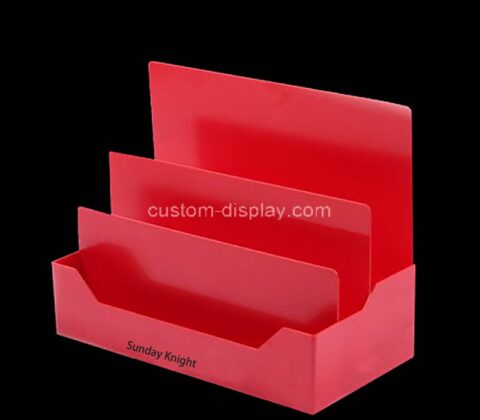 Custom wholesale acrylic 3 divdiers display stands holders