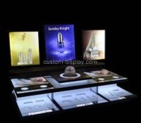 Wholesale custom acrylic LED makeup display prop