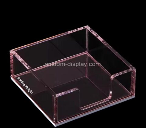 Wholesale custom acrylic noteped organiser tray