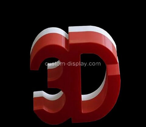 Wholesale custom acrylic 3D letters block