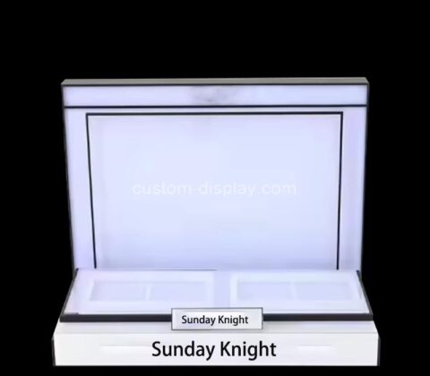 Wholesale custom acrylic cosmetics LED display prop