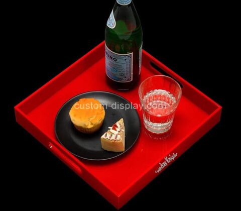 Wholesale custom acrylic food serving tray