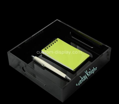 Wholesale custom acrylic desktop organizer tray